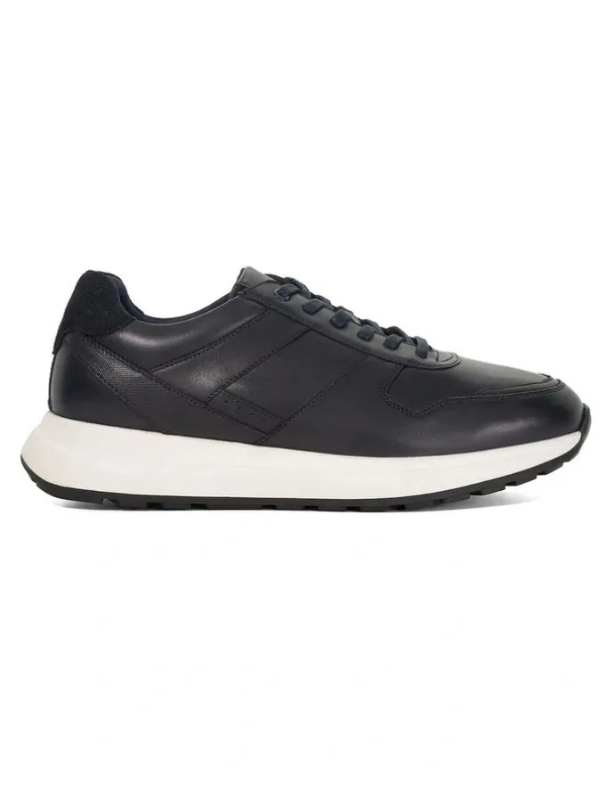Dune London Tris Runner Shoes in Navy