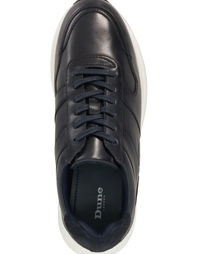 Dune London Tris Runner Shoes in Navy
