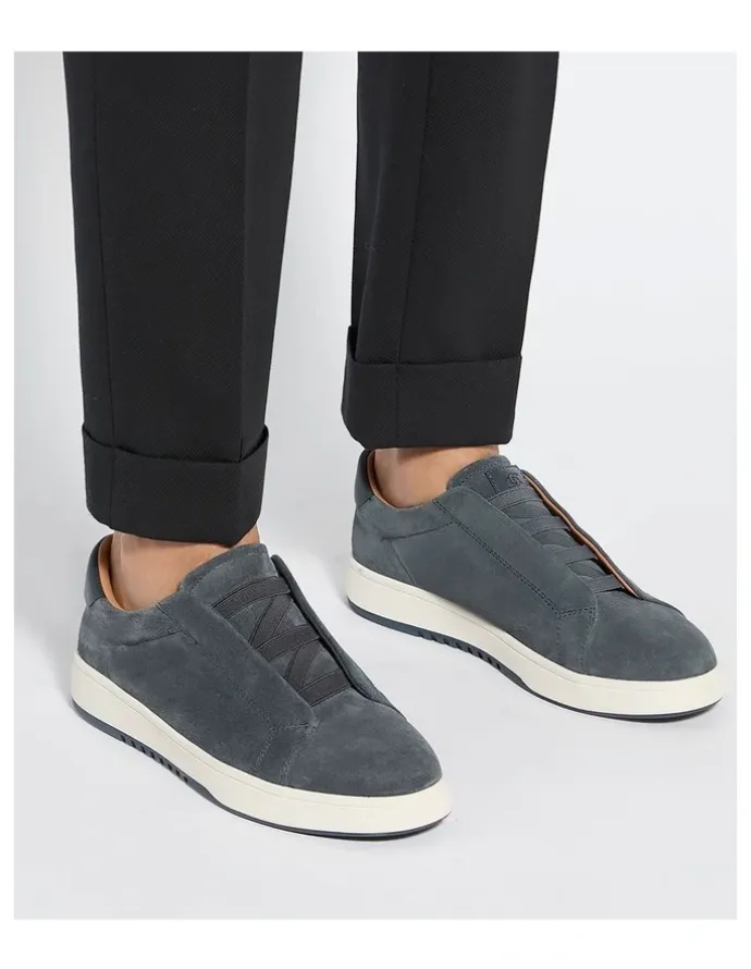 Dune London Troys Sneaker in Navy