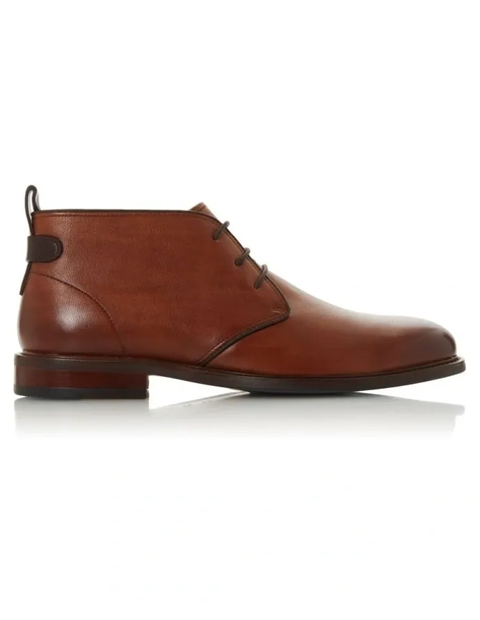Dune London Marching Boot in Brown