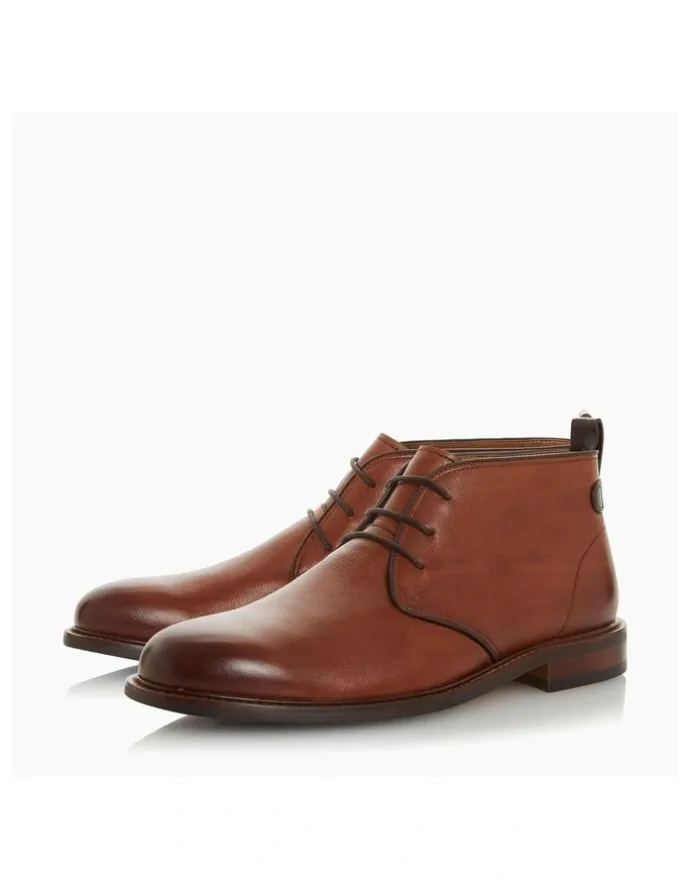 Dune London Marching Boot in Brown
