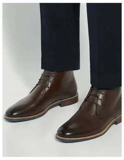 Dune London Millers Boot in Burgundy