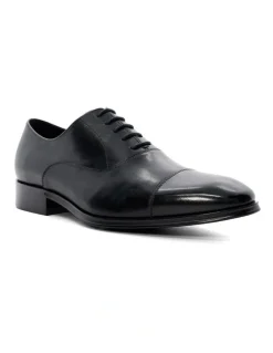 Dune London Solver Oxford Shoes in Black