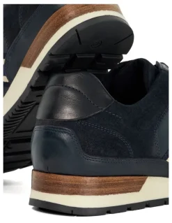Dune London Talay Trainer Shoes in Navy