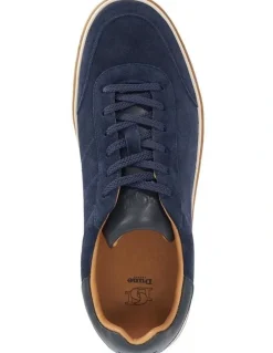 Dune London Tony Trainer Shoes in Navy