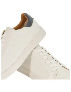 Dune London Traces Trainer in White