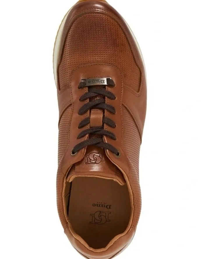 Dune London Trilogy Sneaker In Tan