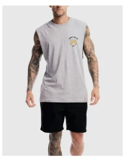 DVNT Always Chilled Tank in Grey Marle