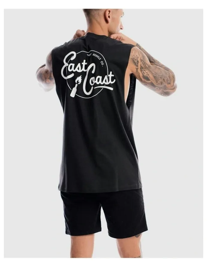 DVNT East Coast Tank in Charcoal