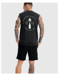 DVNT Emblem 2.0 Tank in Charcoal