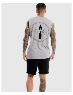 DVNT Emblem 2.0 Tank in Grey Marle
