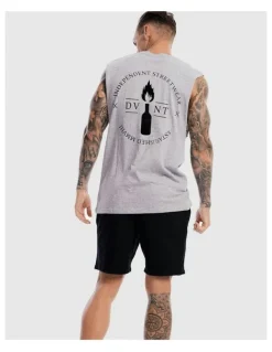 DVNT Emblem 2.0 Tank in Grey Marle