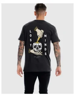 DVNT Lost Minds Tank in Charcoal