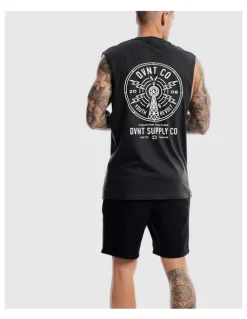 DVNT Radio Revolt Tank in Charcoal