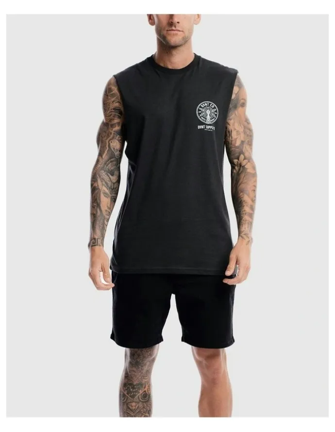 DVNT Radio Revolt Tank in Charcoal