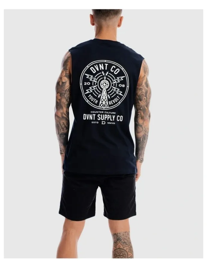 DVNT Radio Revolt Tank in ink