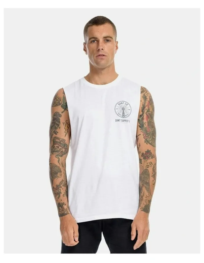 DVNT Radio Revolt Tank in White