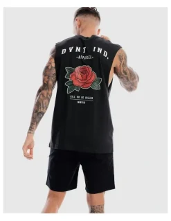 DVNT Rose Tank in Charcoal