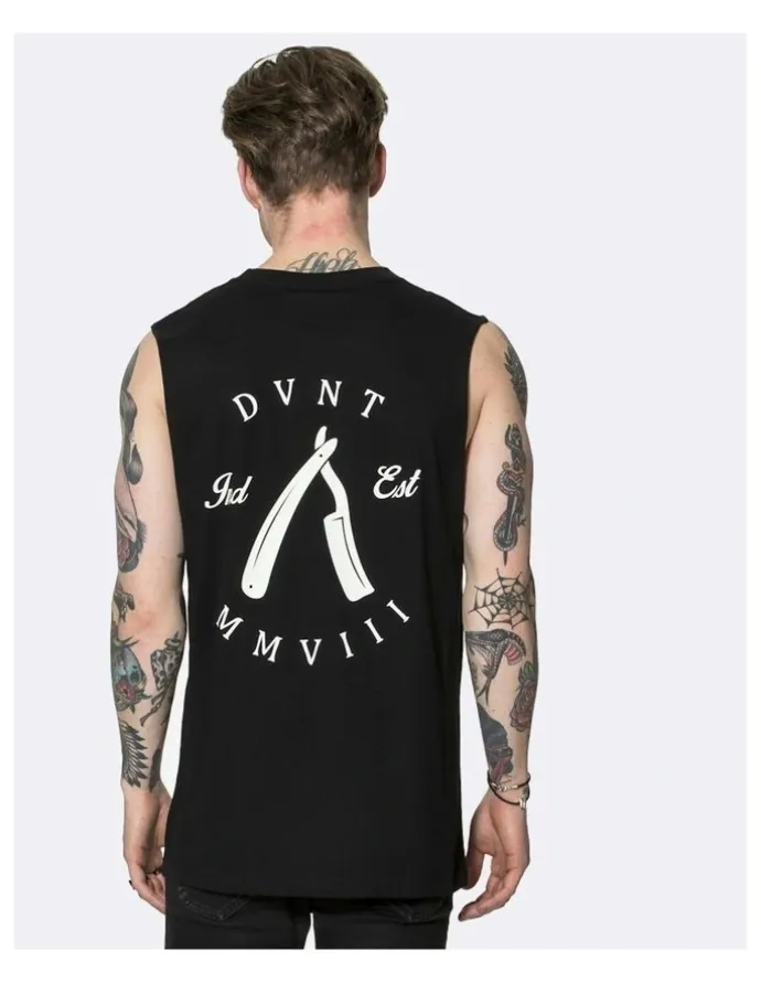 DVNT Rough Cuts Tank in Black