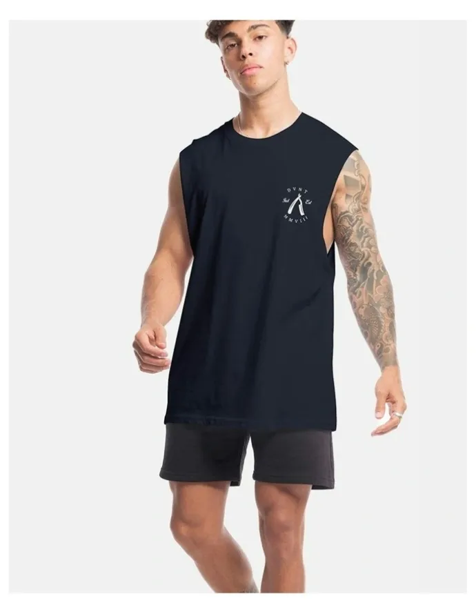 DVNT Rough Cuts Tank in ink