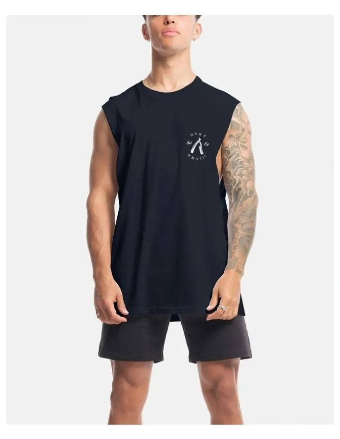 DVNT Rough Cuts Tank in ink