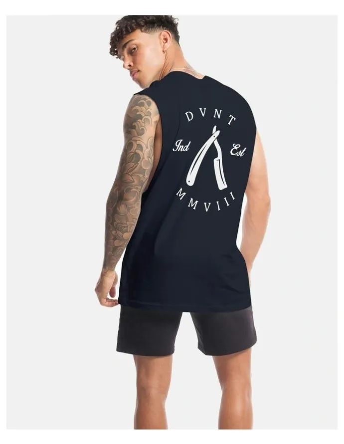 DVNT Rough Cuts Tank in ink