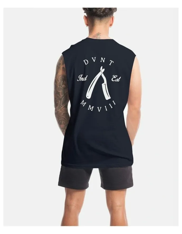 DVNT Rough Cuts Tank in ink