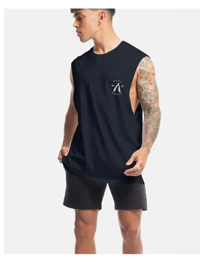 DVNT Rough Cuts Tank in ink