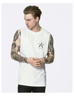 DVNT Rough Cuts Tank in White