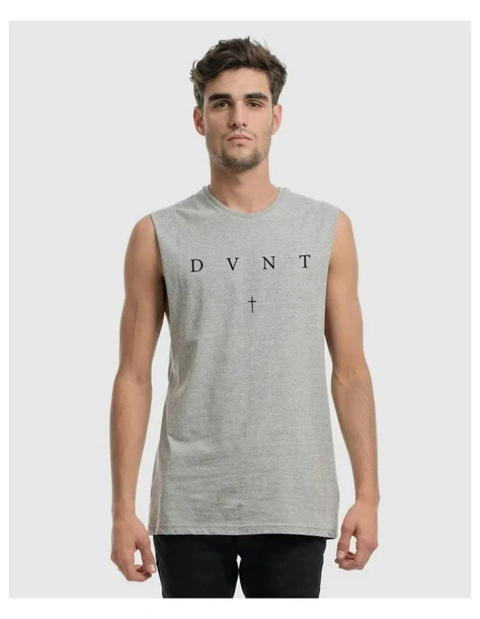 DVNT Saint Tank in Grey Marle