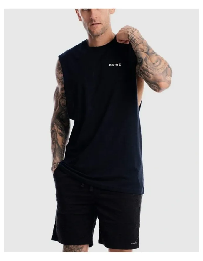 DVNT Saxon Rise Tank in Ink