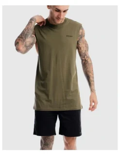 DVNT Saxon Rise Tank in Olive