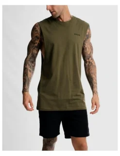 DVNT Saxon Rise Tank in Olive