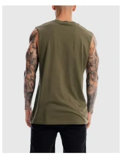 DVNT Saxon Rise Tank in Olive