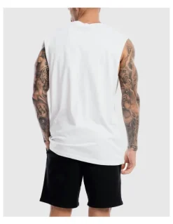 DVNT Saxon Rise Tank in White
