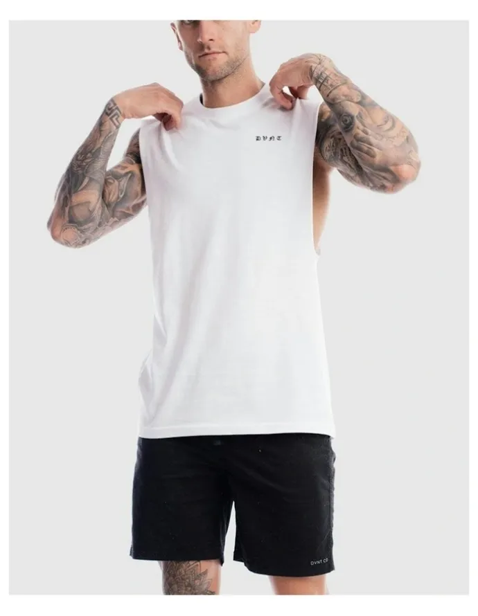 DVNT Saxon Rise Tank in White