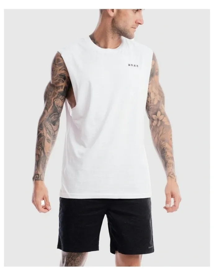 DVNT Saxon Rise Tank in White