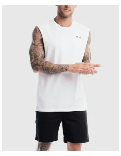 DVNT Saxon Rise Tank in White