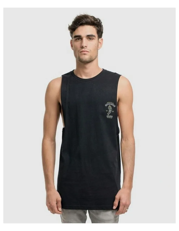 DVNT Sinners Club Tank in Black
