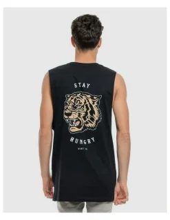 DVNT Stay Hungry Tank in Black