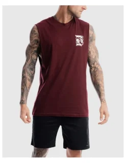 DVNT Viper Tank in Burgundy