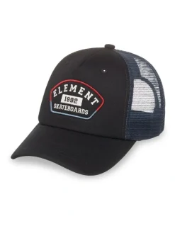 Element Team Trucker Cap Flint Black