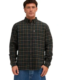 Element Benson Long Sleeve Shirt Flint Black