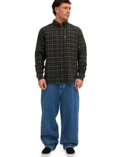 Element Benson Long Sleeve Shirt Flint Black