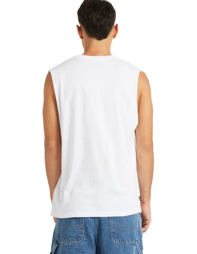 Element Canyon Muscle Shirt in Optic White
