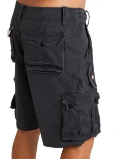 Element Source Cargo Shorts in Black