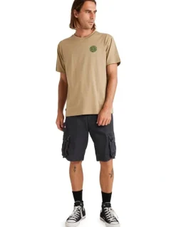 Element Source Cargo Shorts in Black