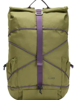 Elliker Dayle Roll Top Backpack 21/25L in Green