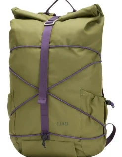 Elliker Dayle Roll Top Backpack 21/25L in Green