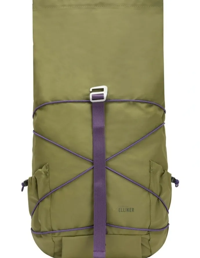 Elliker Dayle Roll Top Backpack 21/25L in Green
